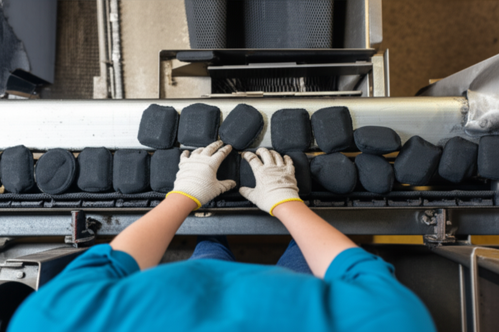 Quy trình kiểm tra chất lượng than BBQ