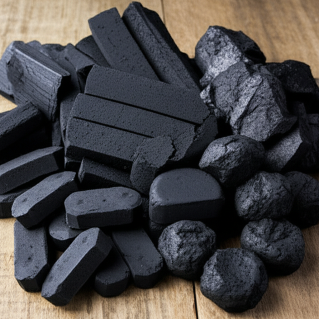 Hình ảnh minh họa than không khói và các loại than